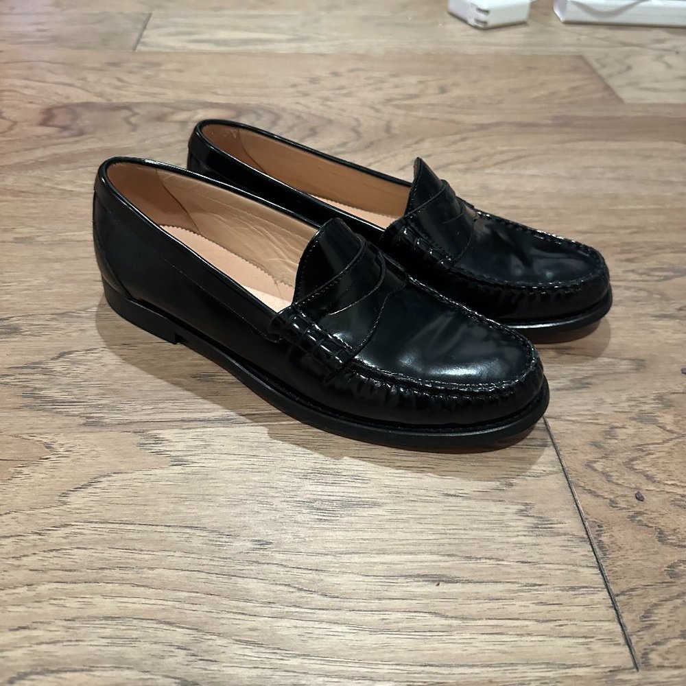 J.Crew Black Penny Loafers - New